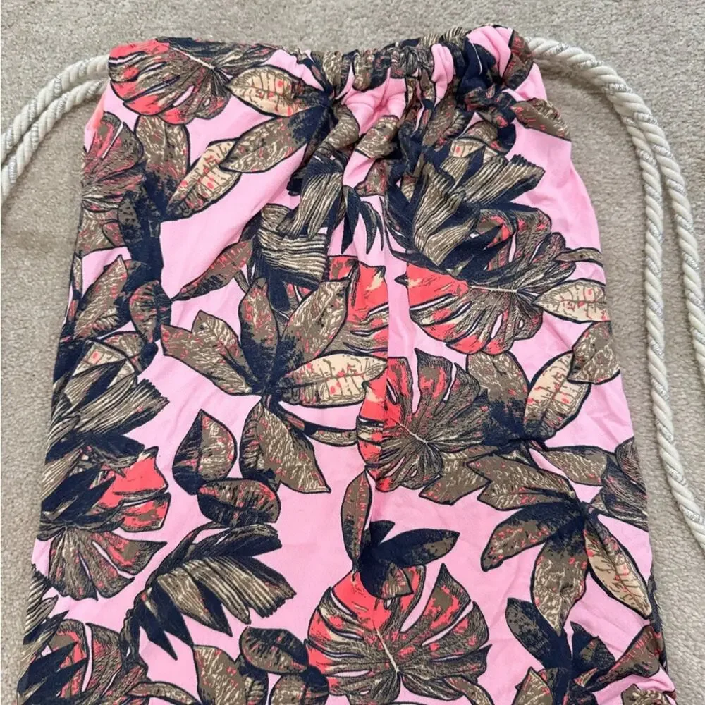 Maaji swim Pink Floral Drawstring Backpack